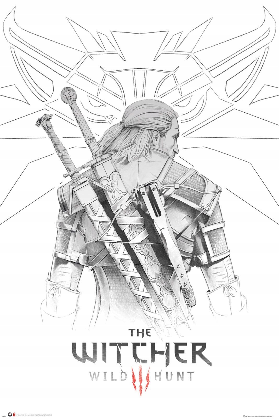 

Plakat The Witcher Wiedźmin Geralt 61x91,5 cm