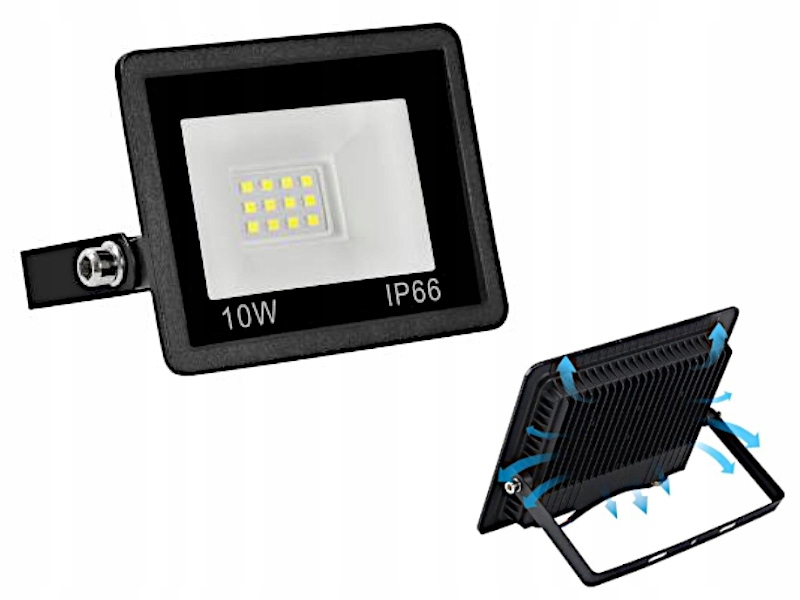 

Mocna Lampa Zewnętrzna Naświetlacz Led 10W IP65