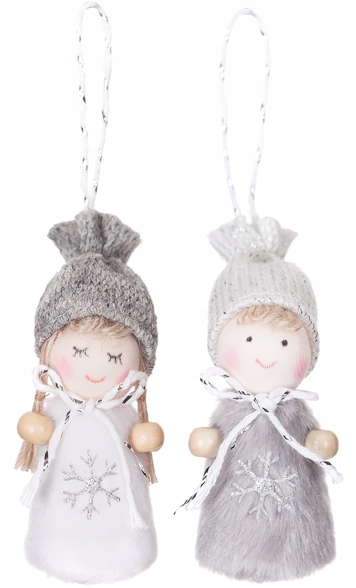 

Zawieszka Aniołki Ozdoba na Choinkę 8cm 2szt.