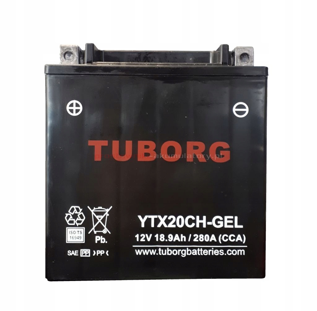 Akumulator Tuborg YTX20CH-BS 18.9Ah 280A