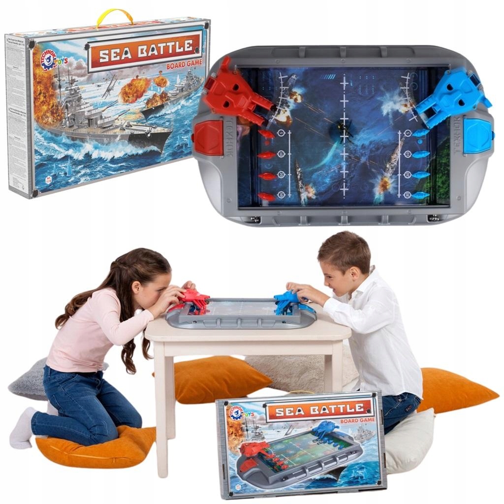 Towarzyska Gra Planszowa Dla Dzieci Osiem Lat Logiczna Gra Morska Bitwa Set