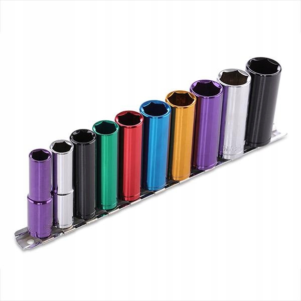 

Nasadki 6-KĄTNE Długie 3/8" 10-19 mm Szyna