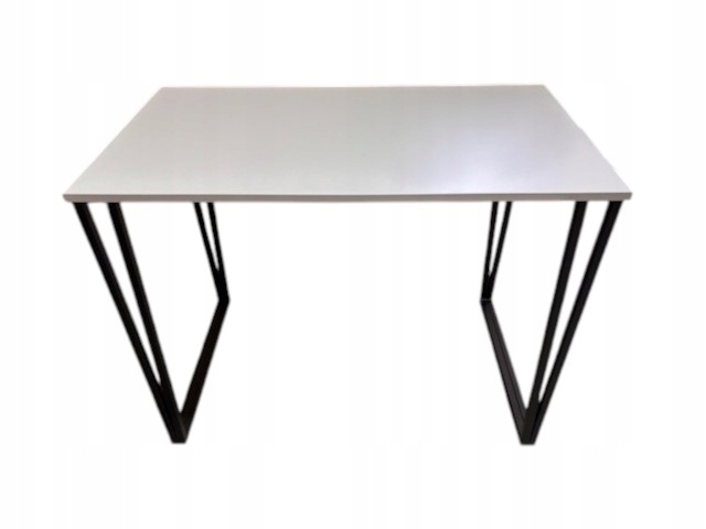 Loftový Stůl 100X60 CM nohy černé V kuchyni obývací pokoj barvy desek dle výběru