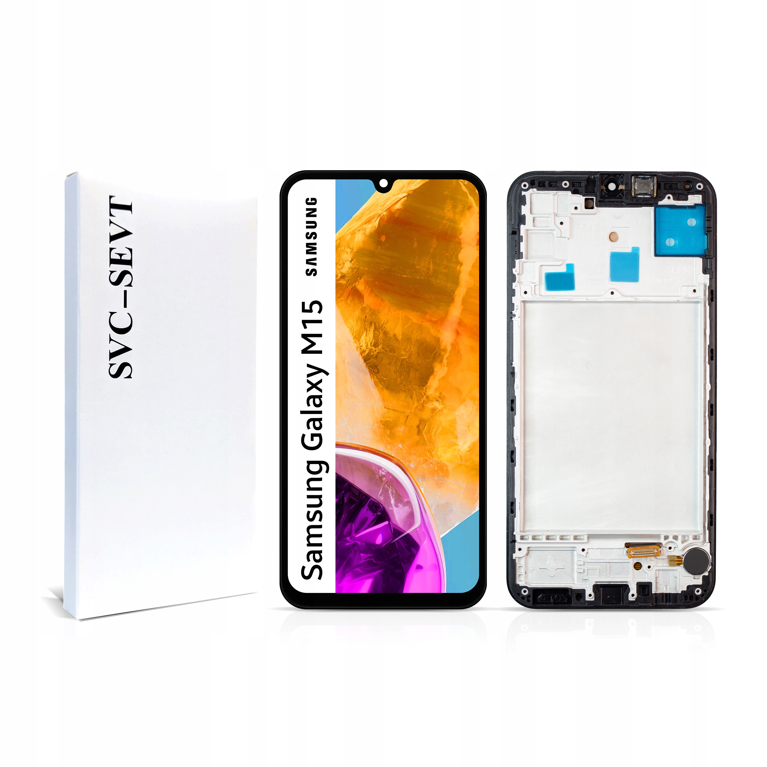 Displej s rámčekom pre Galaxy M15 Originál Zila Display Panel LCD