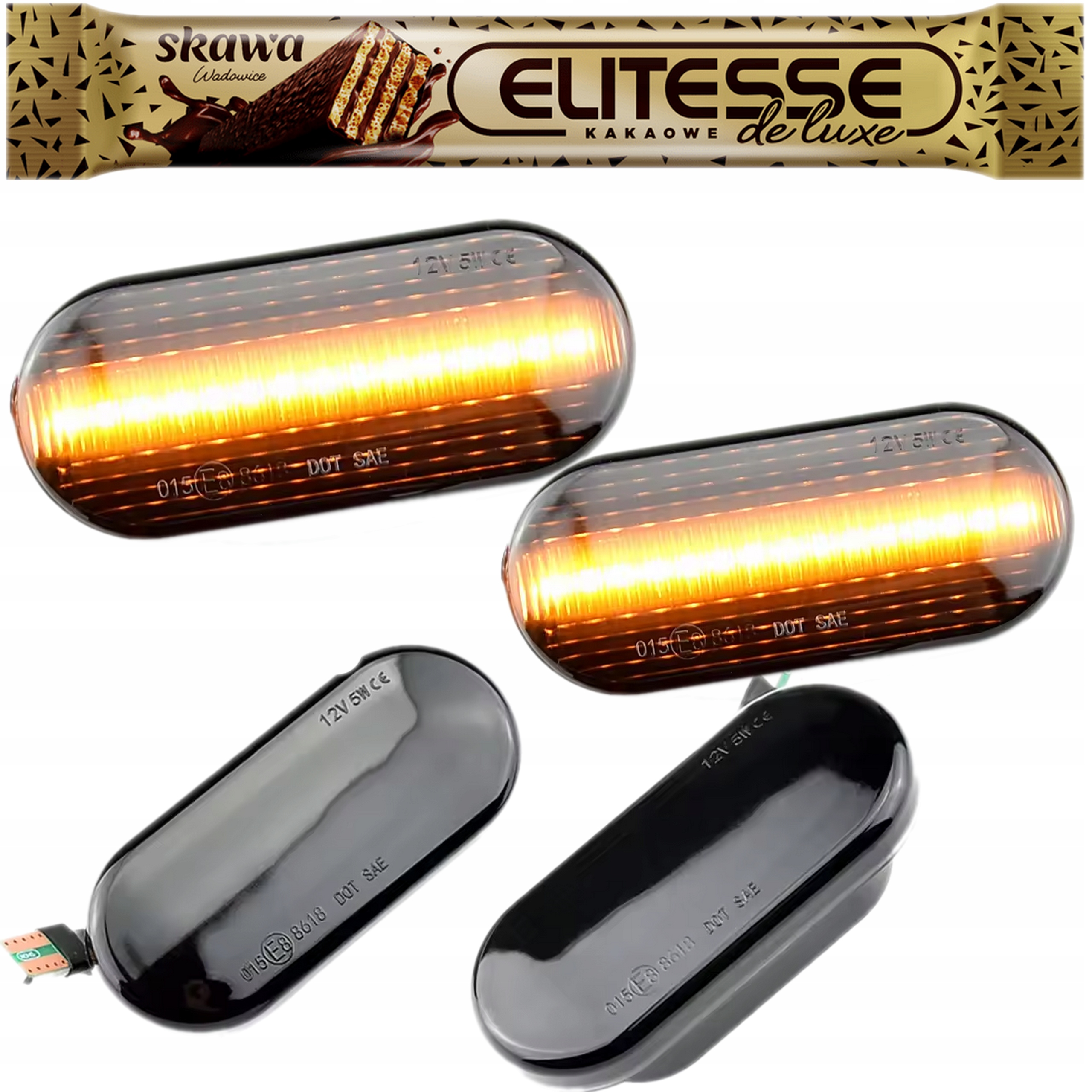 указатель поворота боковой led me premium 1J5949117A + DE 20G