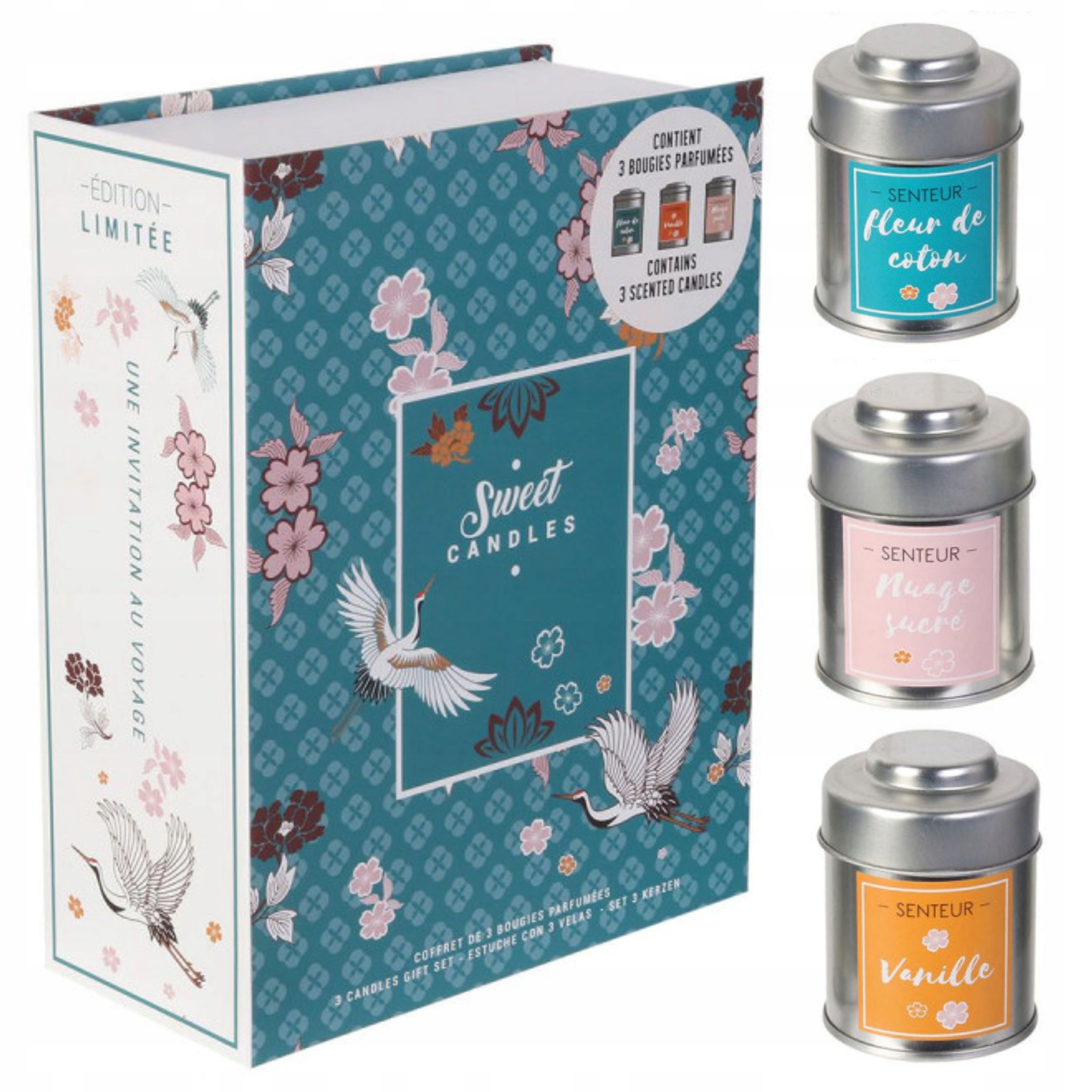 

Zestaw świec zapachowych z Francji 3szt