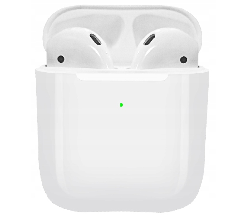 BEZPRZEWODOWE SŁUCHAWKI DOUSZNE Z POWERBANKIEM BIAŁE