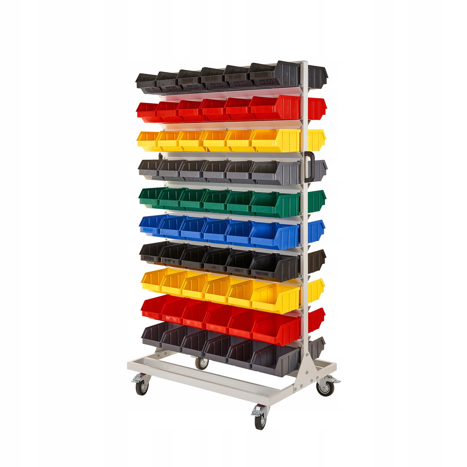 Regal warsztatowy RJ 00100 120 pojemnikow jezdny