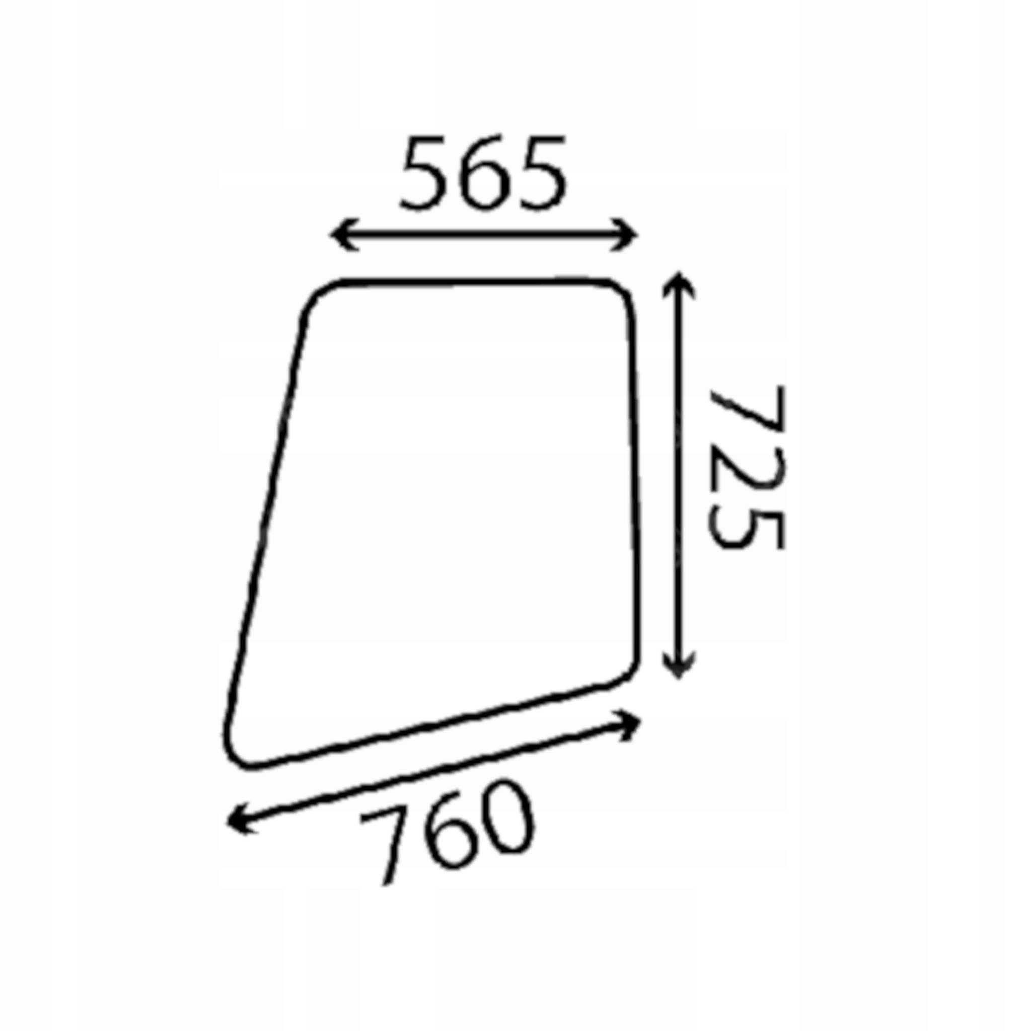 sklo Valmet horní dveře V31023000