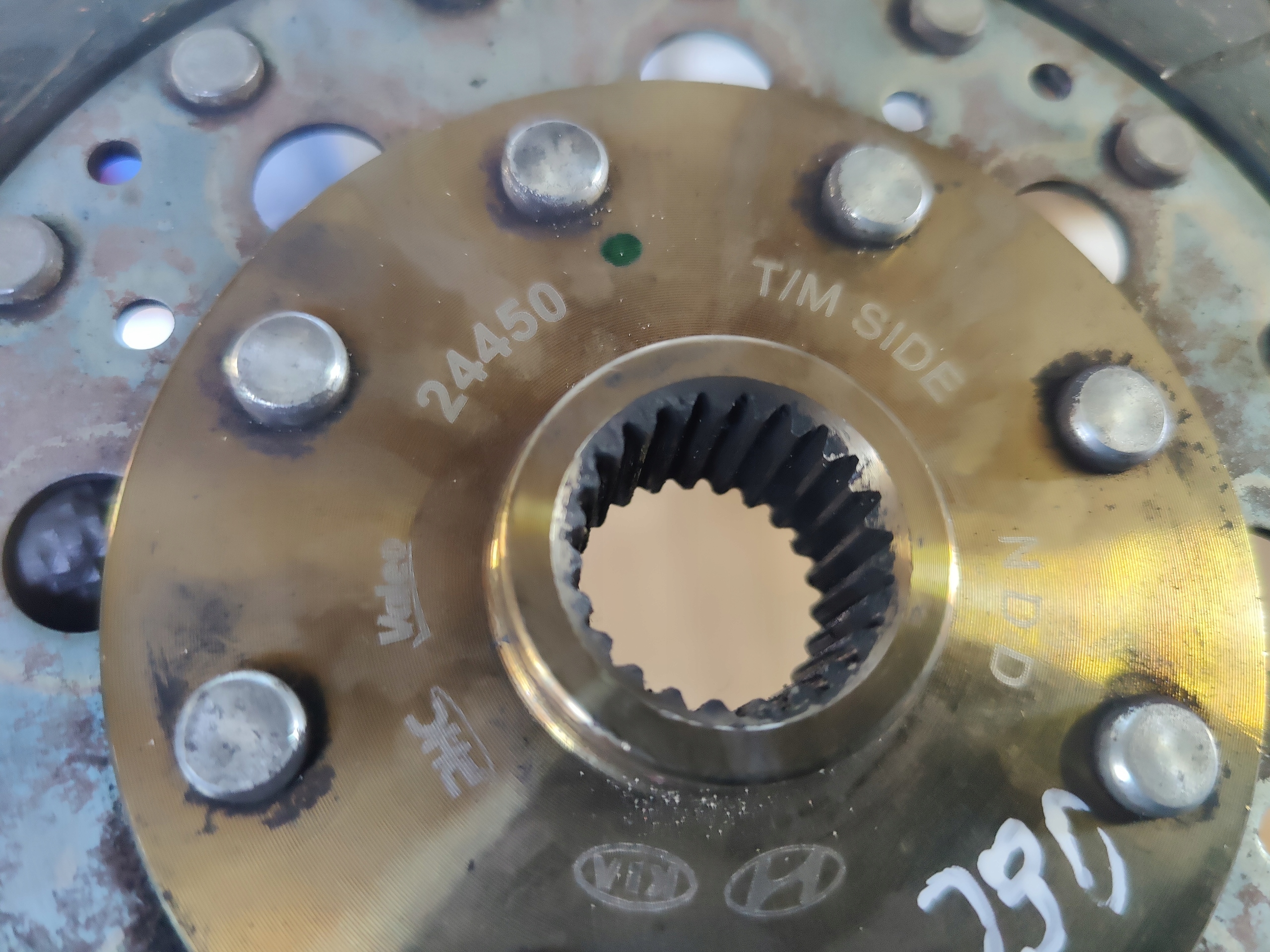 KIA HYUNDAI 1.7CRDI D4FD VOLANO USATO disco di pressione A290 A425