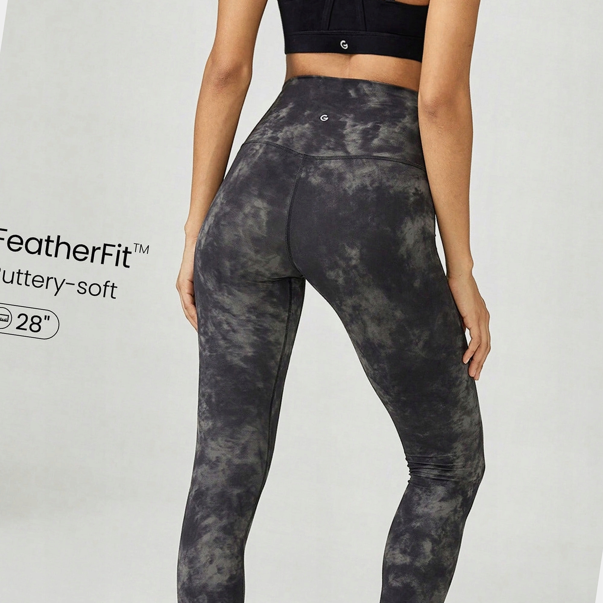 Legginsy Damskie Do Ćwiczeń Treningowe Tactel Grafitowe Batik Xs 34