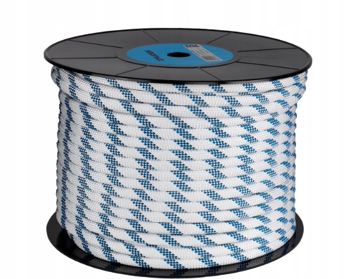 Polostatické zajišťovací lano 10,5 mm Irudek Boa Roll 100 m Bílé En 1891
