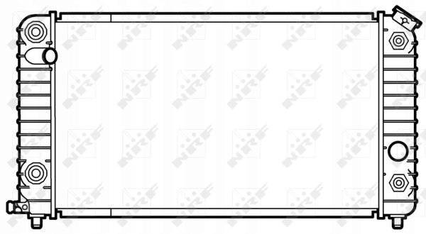CHŁODNICA WODY 50338 NRF Typ samochodu Samochody osobowe