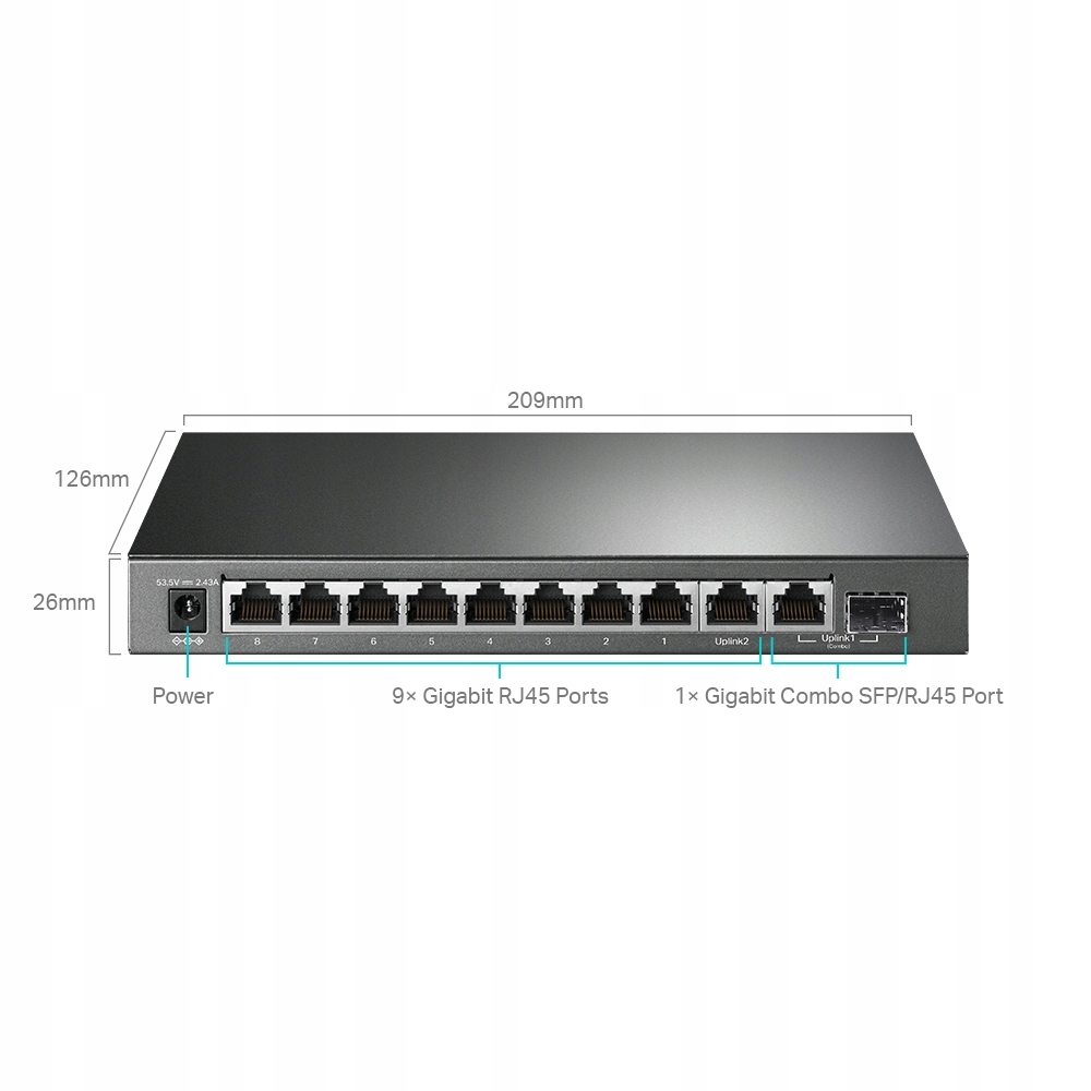 Switch Tp-link TL-SG1210MPE