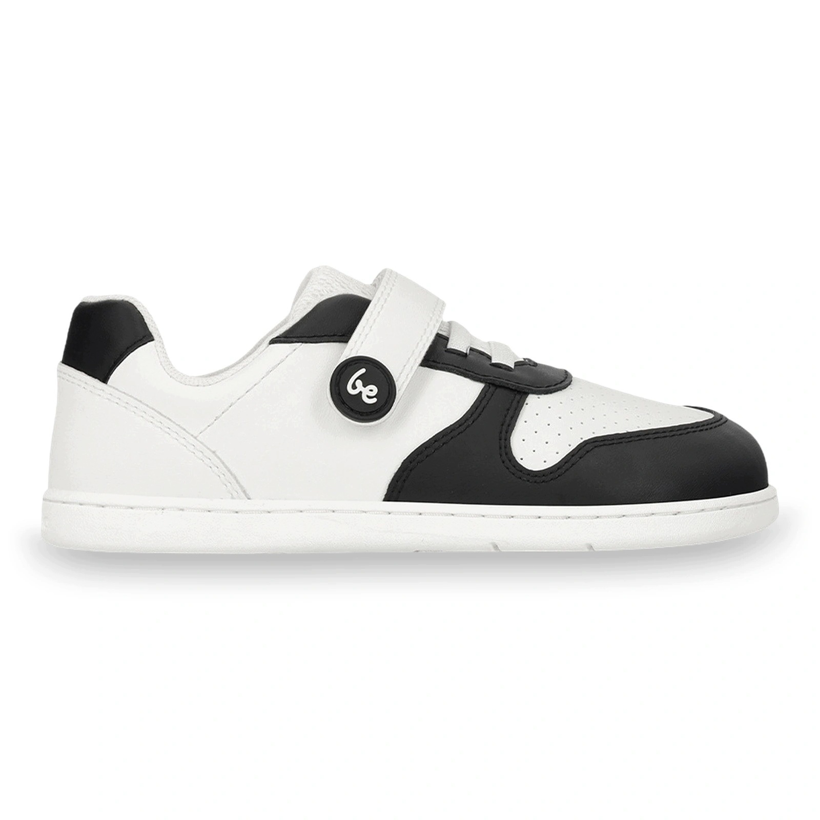 Buty barefoot skórzane dziecięce Be Lenka Scoot Kids White & Black 28
