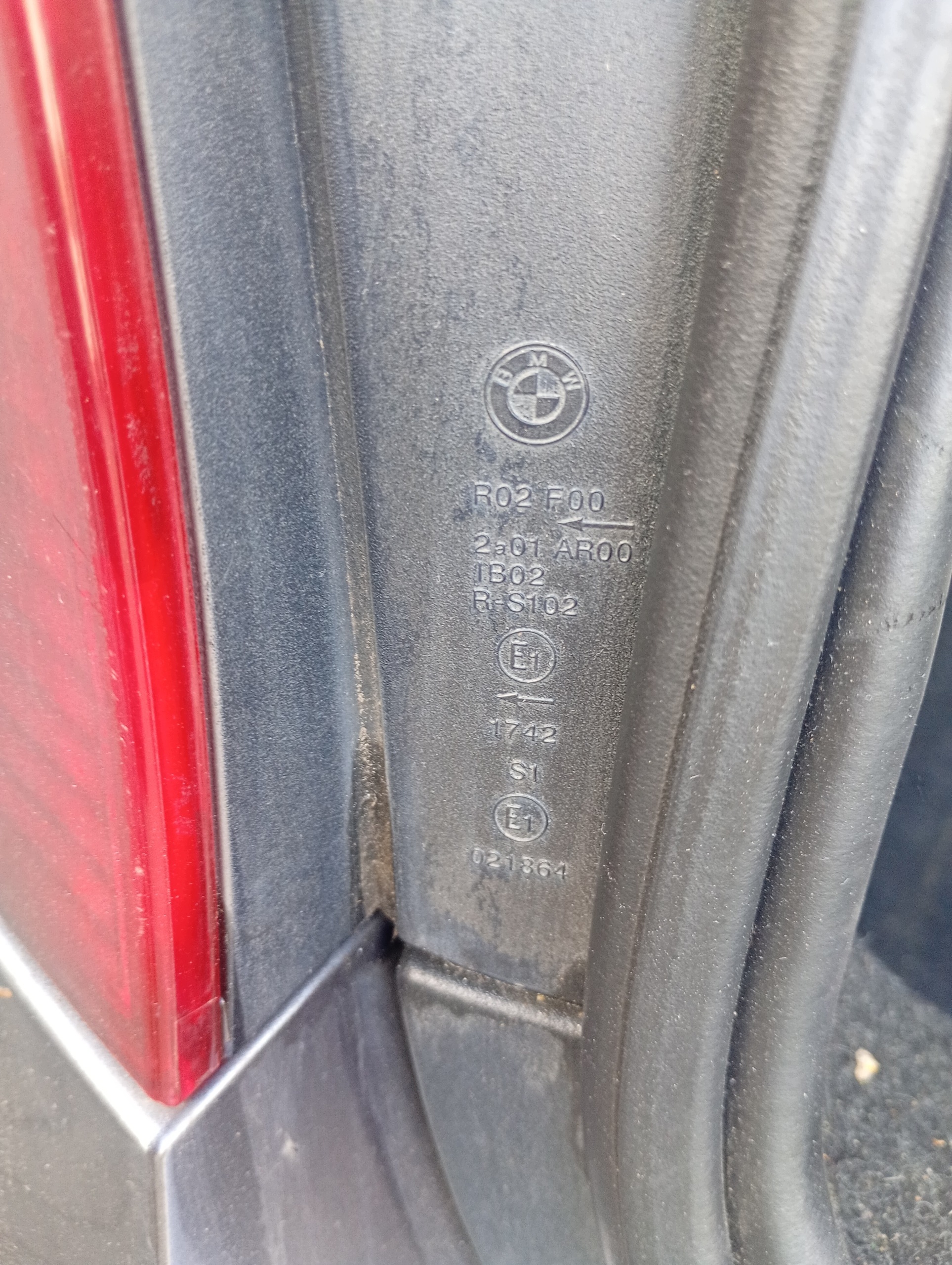 light left rear rear part BMW 1 and E87 04-11
