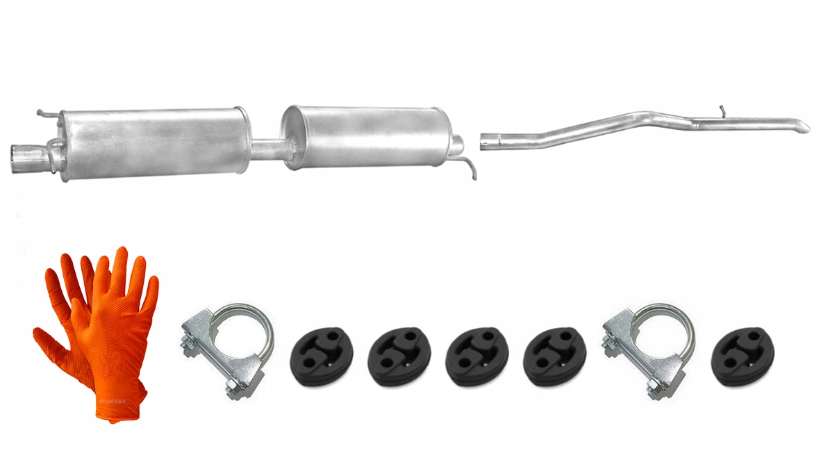 FORD TRANSIT 2.0D 2000-2006 TŁUMIK ŚRODKOWY + RURA