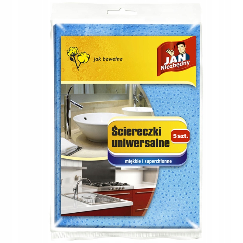 

Jan Niezbędny Ściereczki Uniwersalne Jak Bawełna