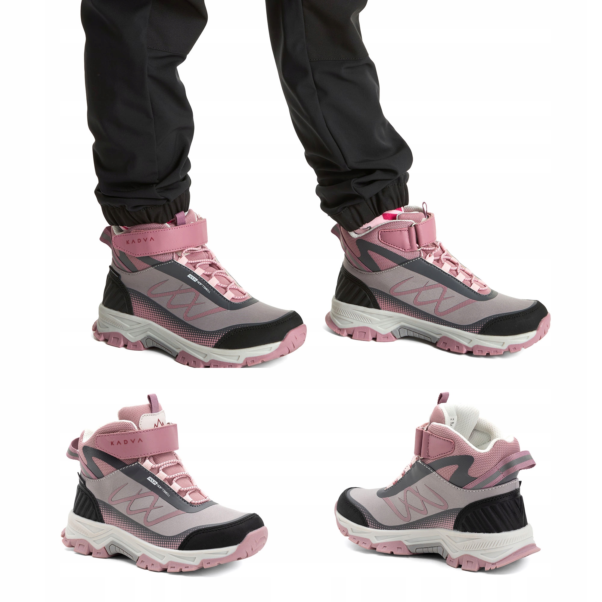 Детские треккинговые ботинки Kadva Rocky Trail Mid WaterProof Softshell