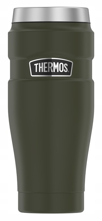 Termohrnek voděodolný Thermos King armádně zelený 470ml