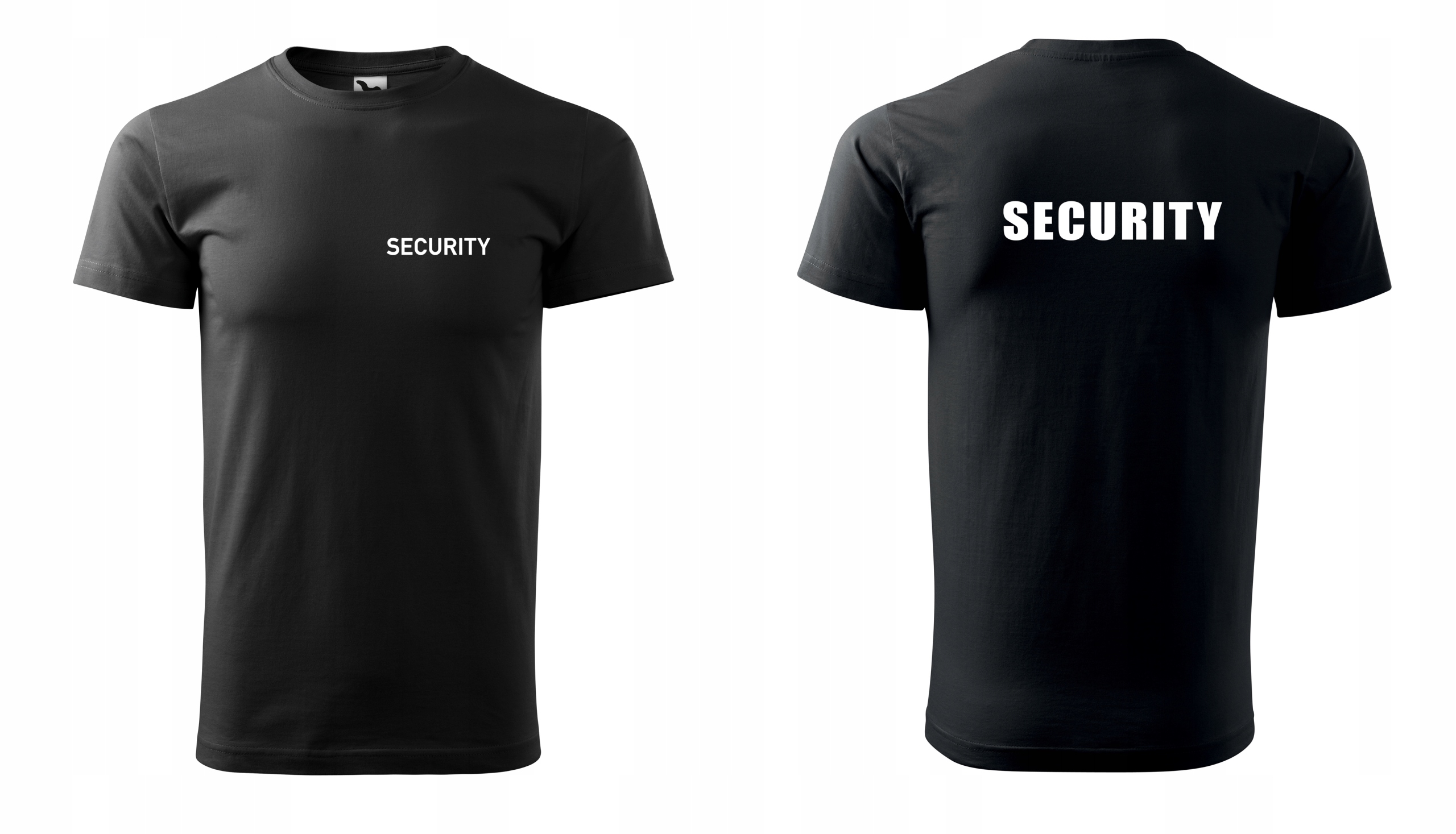 

Koszulka T-shirt Security Ochrona Czarny XXL