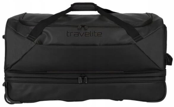 Cestovní taška na kolečkách Travelite Basics 70 cm, černá, rozšiřitelná