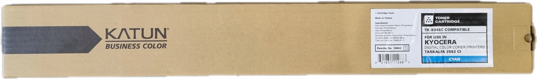 Toner Katun TK-8345C Cyan 1T02L7CNL0 pro Kyocera TASKalfa 2552ci 2553ci