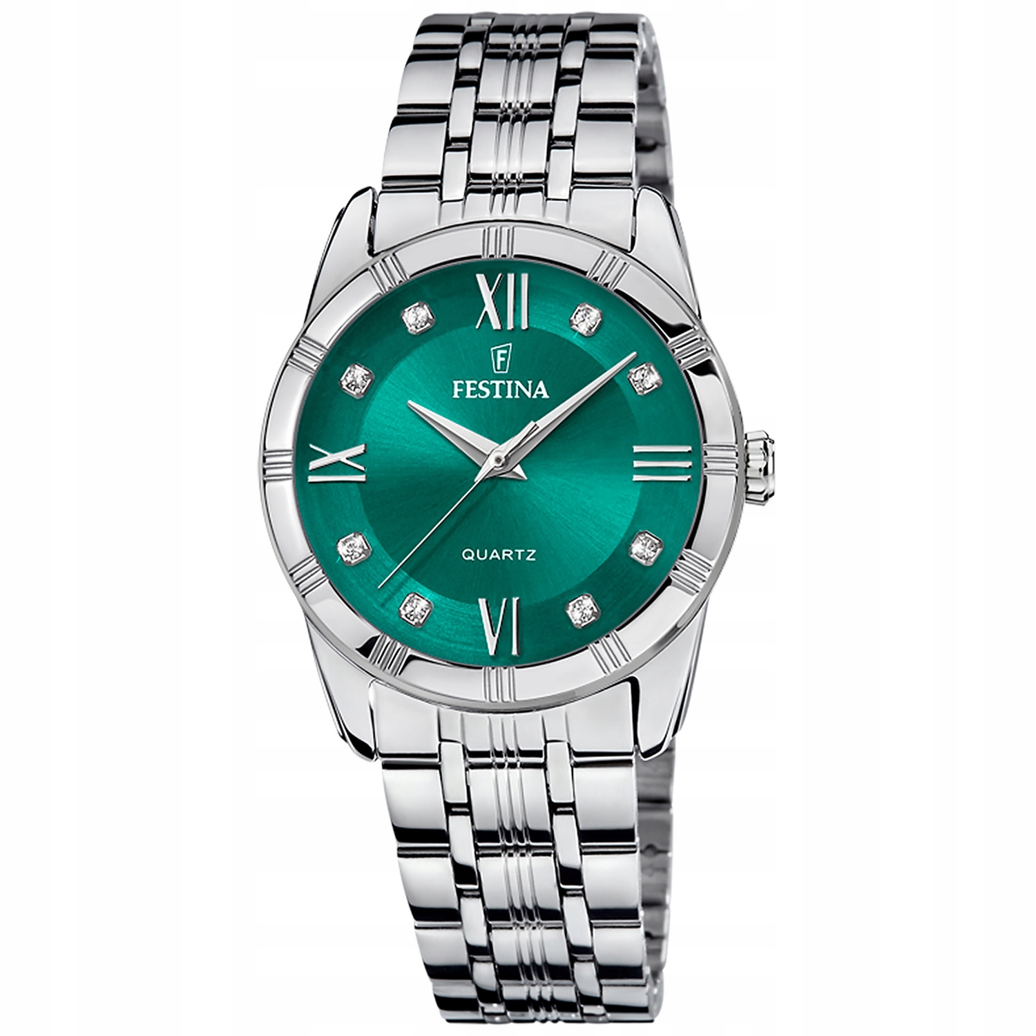 Dámské hodinky Festina F16940-F Zirkony stříbrné