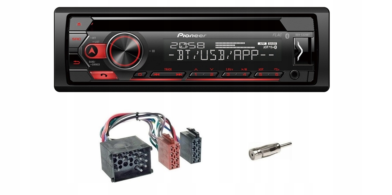 Pioneer DEH-S320BT Autorádio s Bluetooth CD MP3 Bmw E21 E28 E30