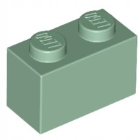 

Lego 3004 Klocek 1x2 sand green Nowy (1g)