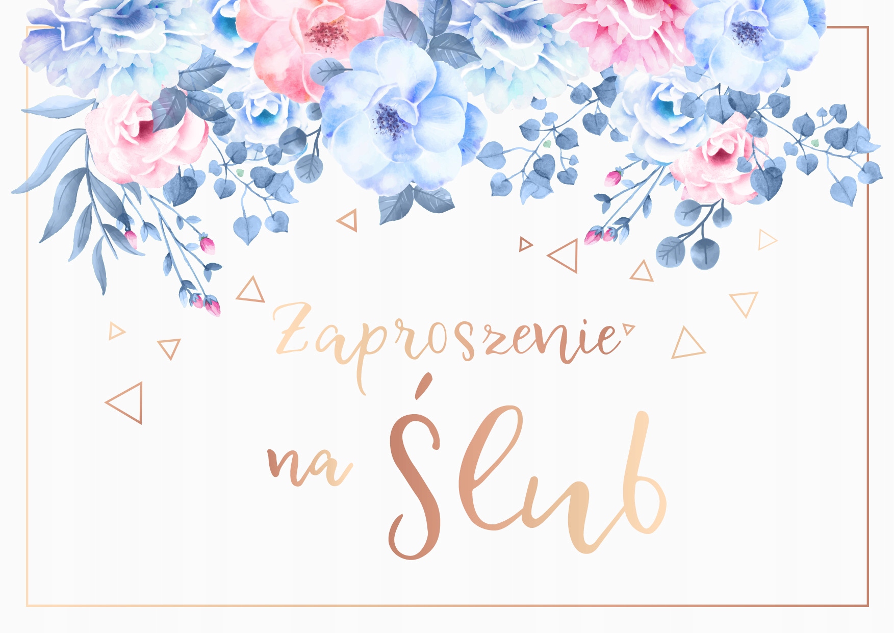 ZAPROSZENIE ŚLUBNE NA WESELE Rustyklane - Amelia