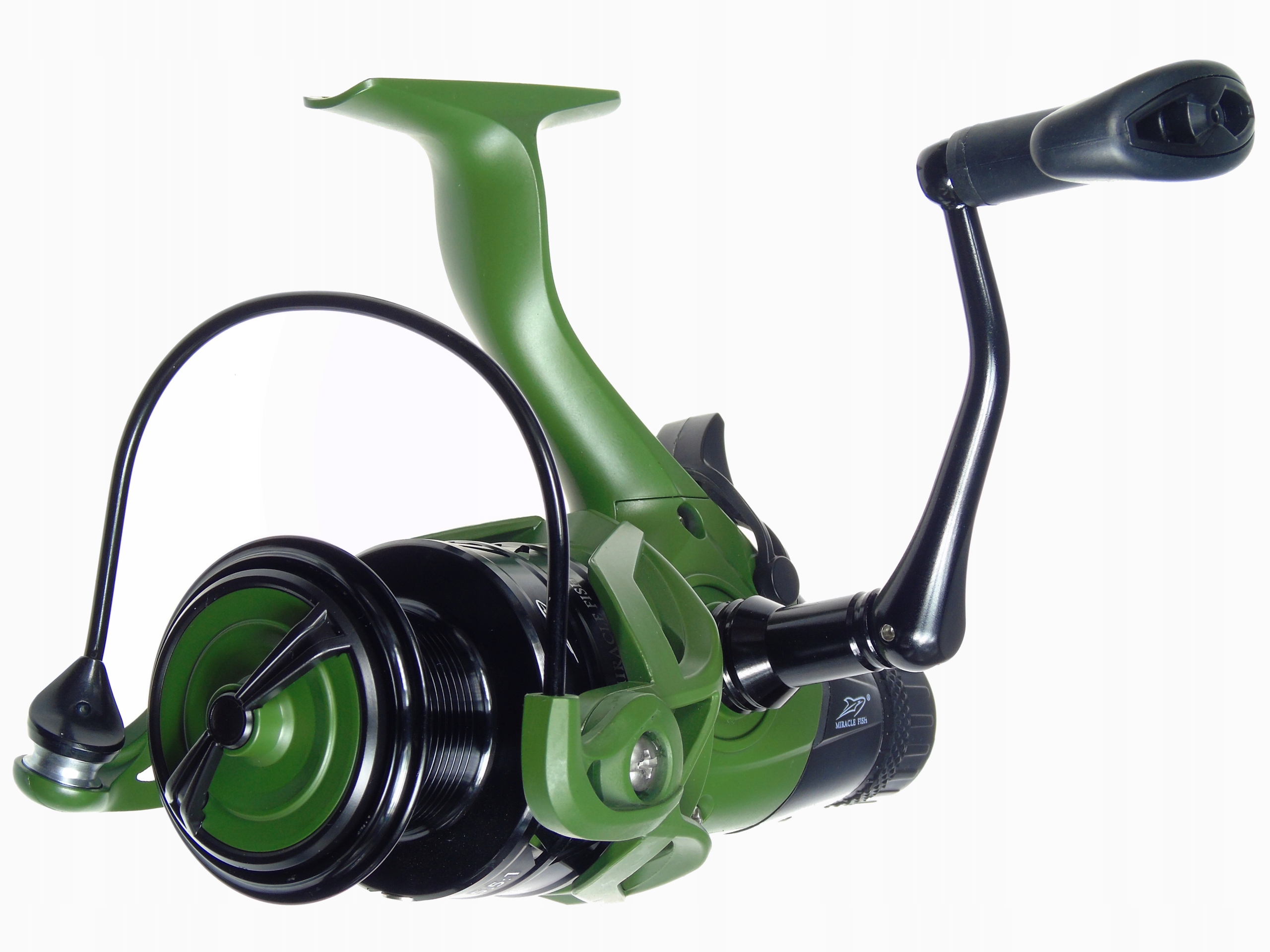 Kołowrotek Wolny Bieg Grunt 5000 D Oliv Green Feeder Karp Karpiowy Metalowy