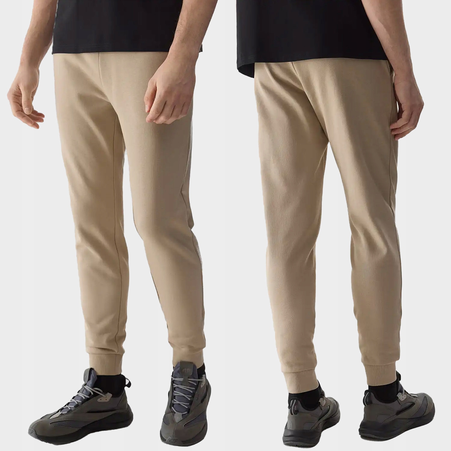 SPODNIE DRESOWE MĘSKIE 4F DRESY SPORTOWE JOGGERY BAWEŁNA WYGODNE SS24M603 Marka 4F