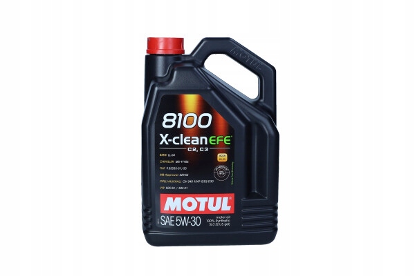 Motul Olej 5V30 5L X-clean 8100 Efe C2/C3 Dpf Sn 505.00 505.01 229.