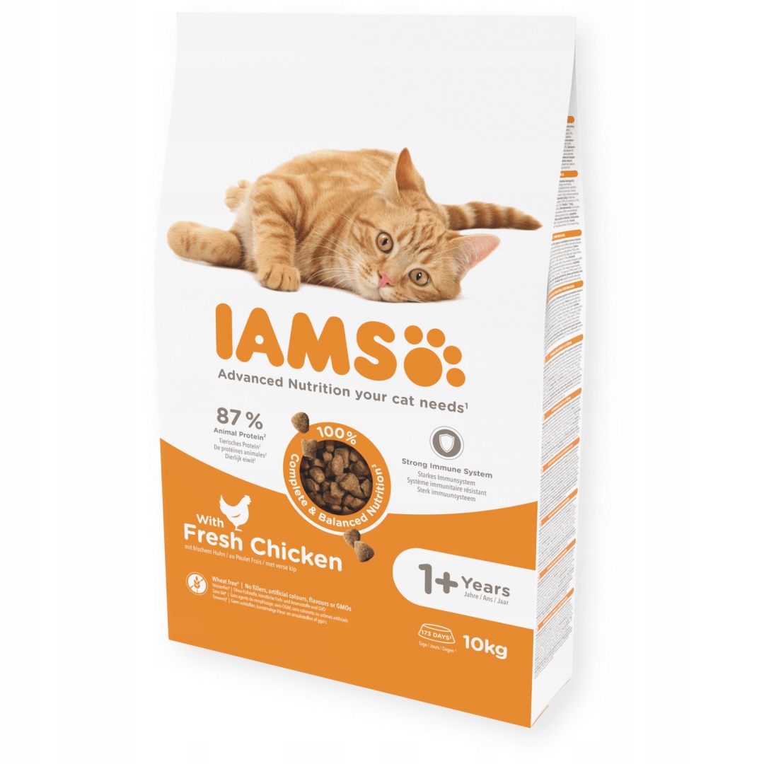 Karma Iams Vitality Dla Kotów Z Kurczakiem 10KG
