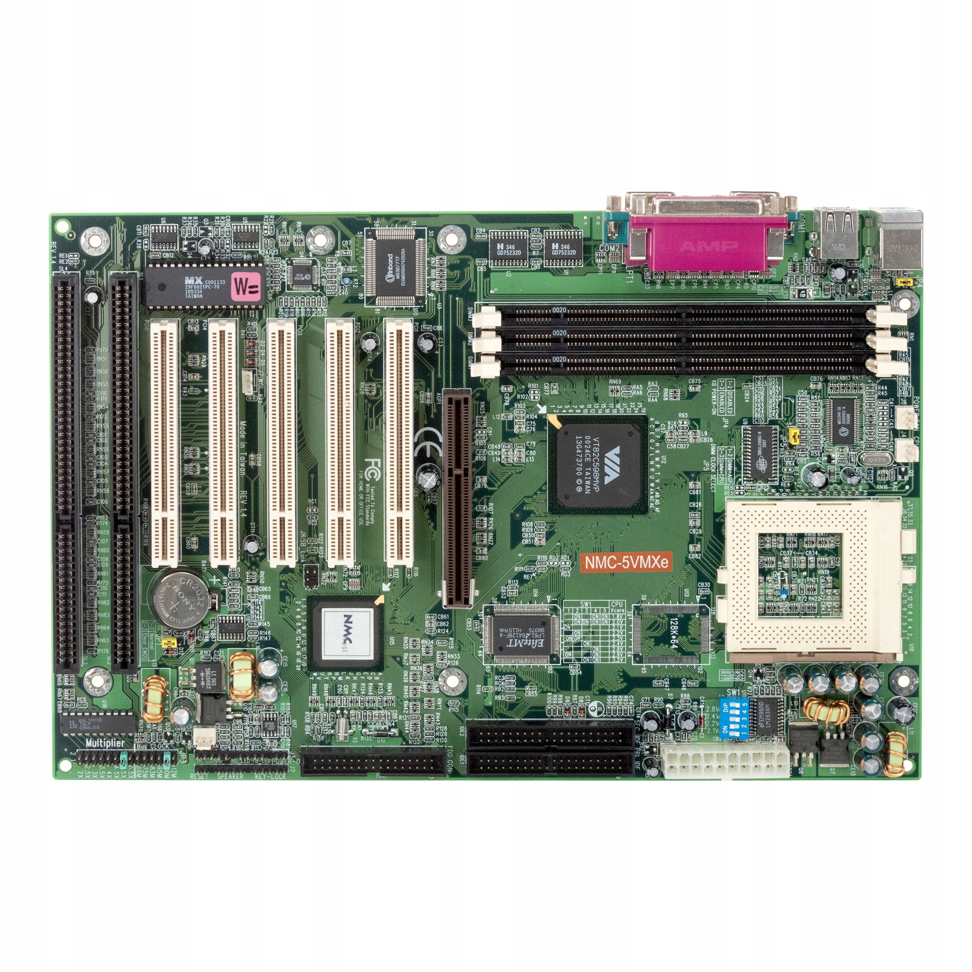 Nmc NMC-5VMXe Socket 7 3x Sdram Agp 5x Pci 2x Isa