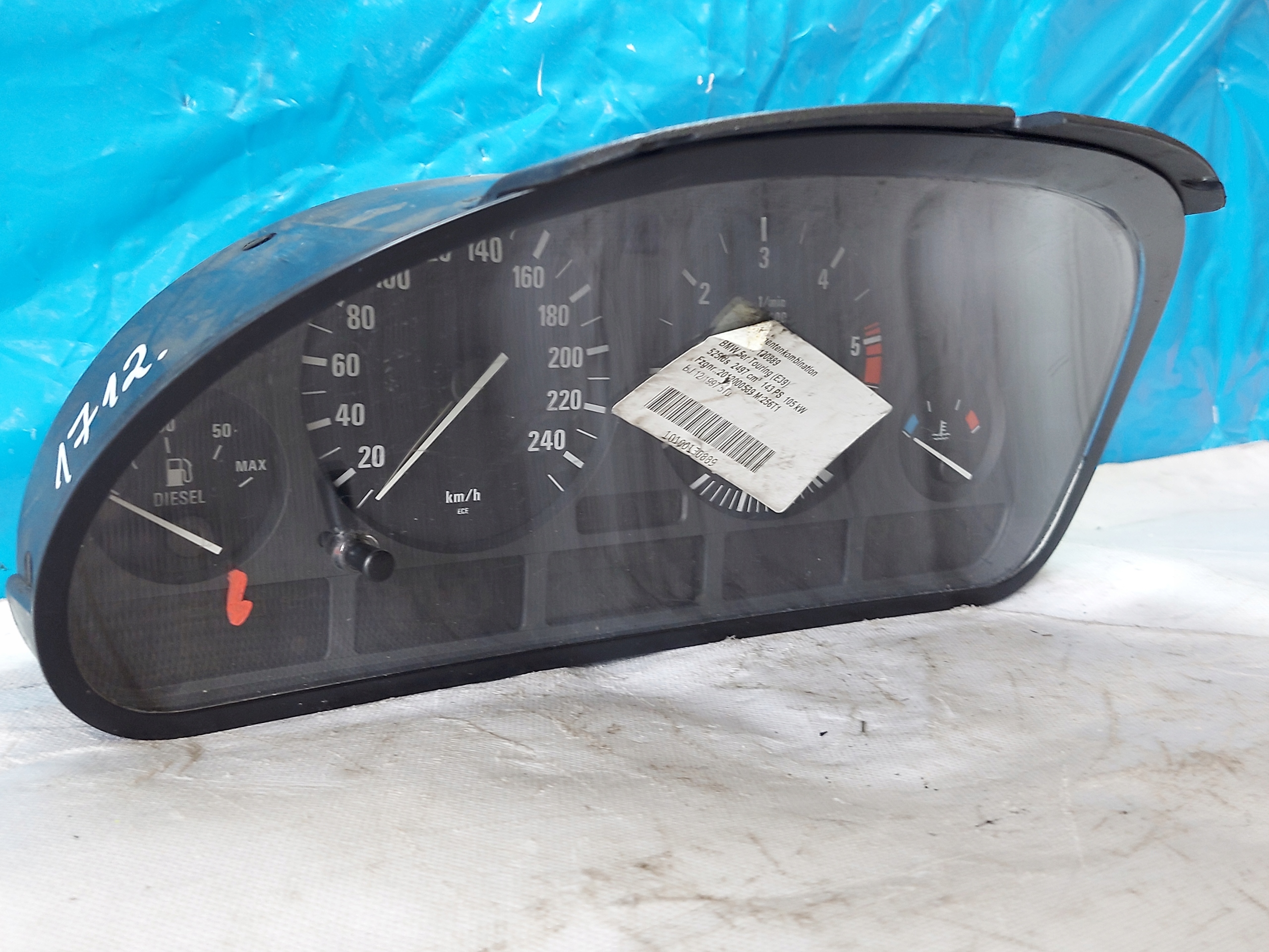 dials clock BMW 5 E39 525TDS 62118375898