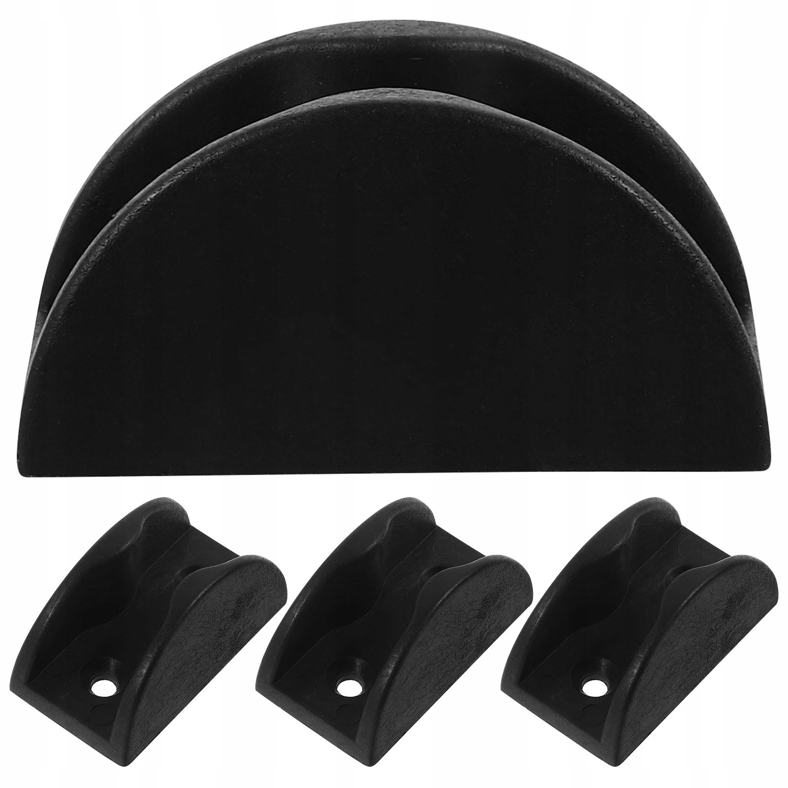 4 SZTUKI SOLIDNYCH PROWADNIC DOLNYCH PODŁÓG DRZWI PRZESUWNYCH DLA PŁYNNEGO RUCHU