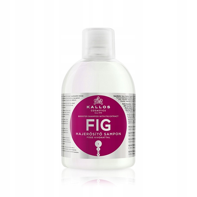 Kallos KJMN Fig - Szampon wzmacniający 1 l