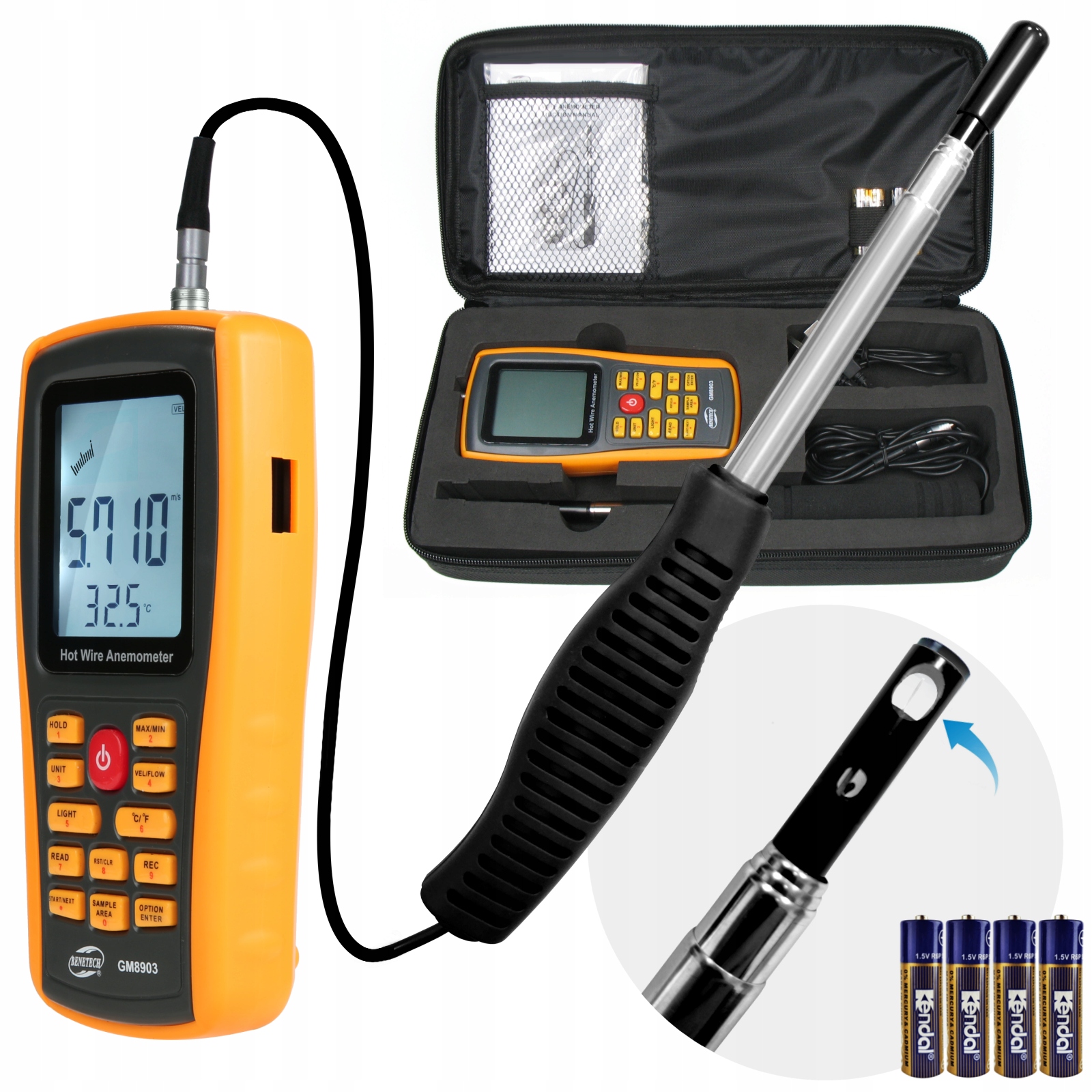 Anemometr Benetech GM8903