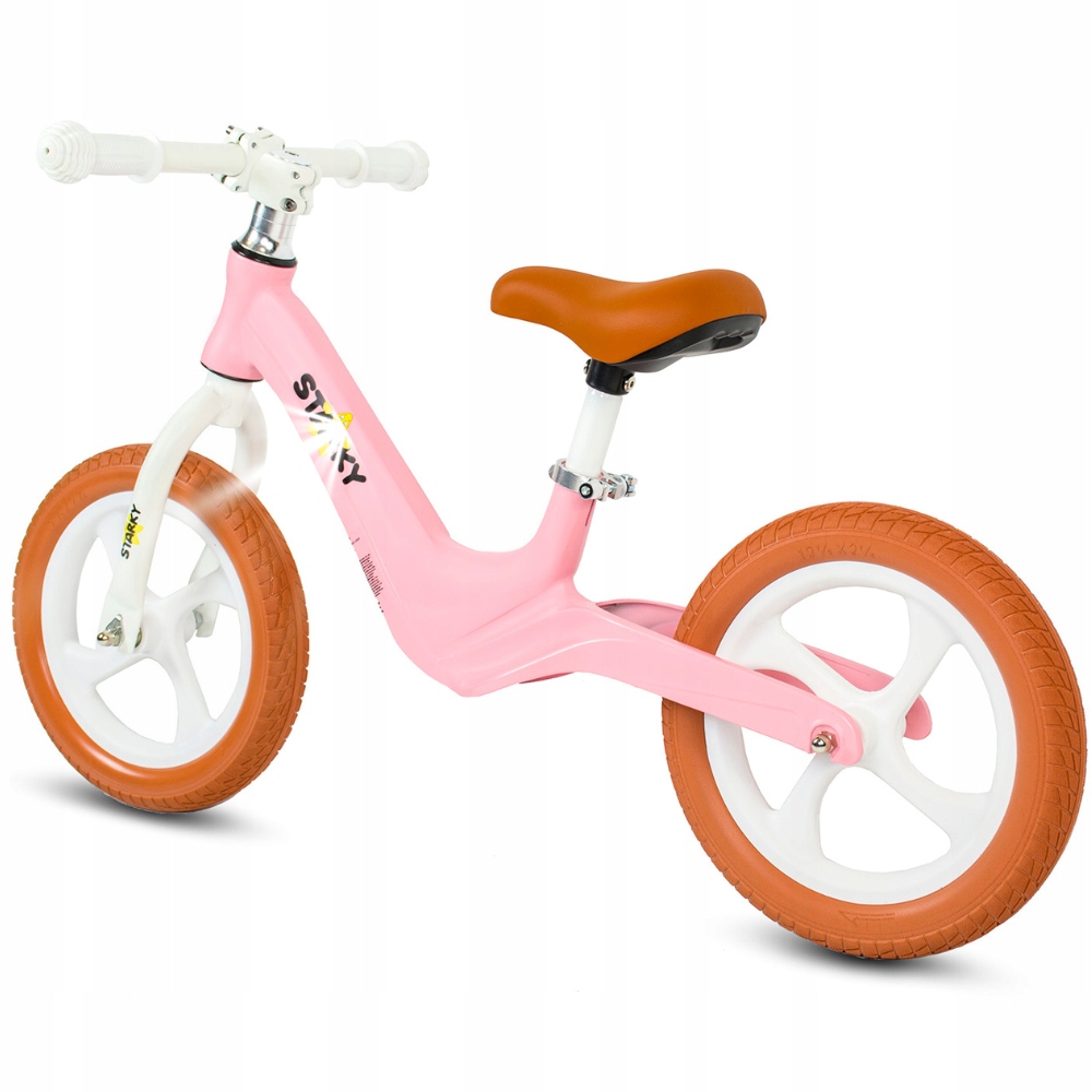 Odrážedlo Kolečka 12" Odrážedlo Lehký Rám Růžová Nápad Pro Děti