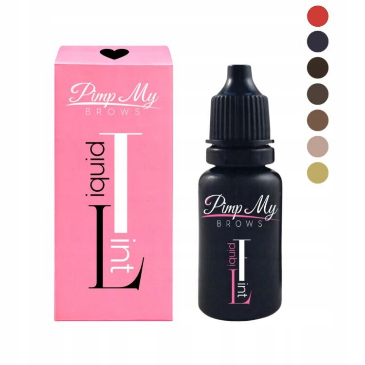 Tekutá Barva na obočí a aerograf Liquid Tint Pimp My Brows 05 Dark Brown