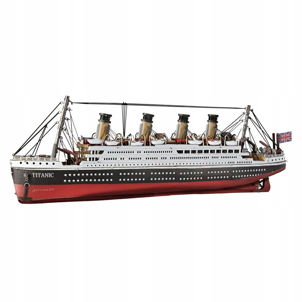Piececool Puzzle Metalowe Model 3D TITANIC Statek Wiek dziecka 16 lat +