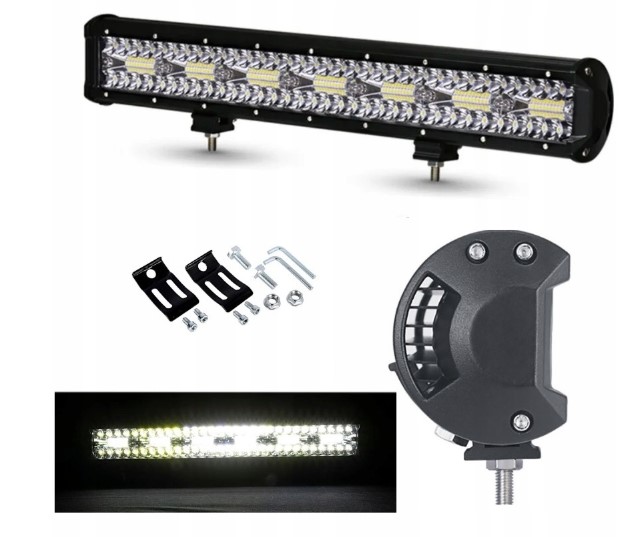 Halogen Led 420W Pracovní lampa 12V 24V Reflektor Ledbar Quad Off Road
