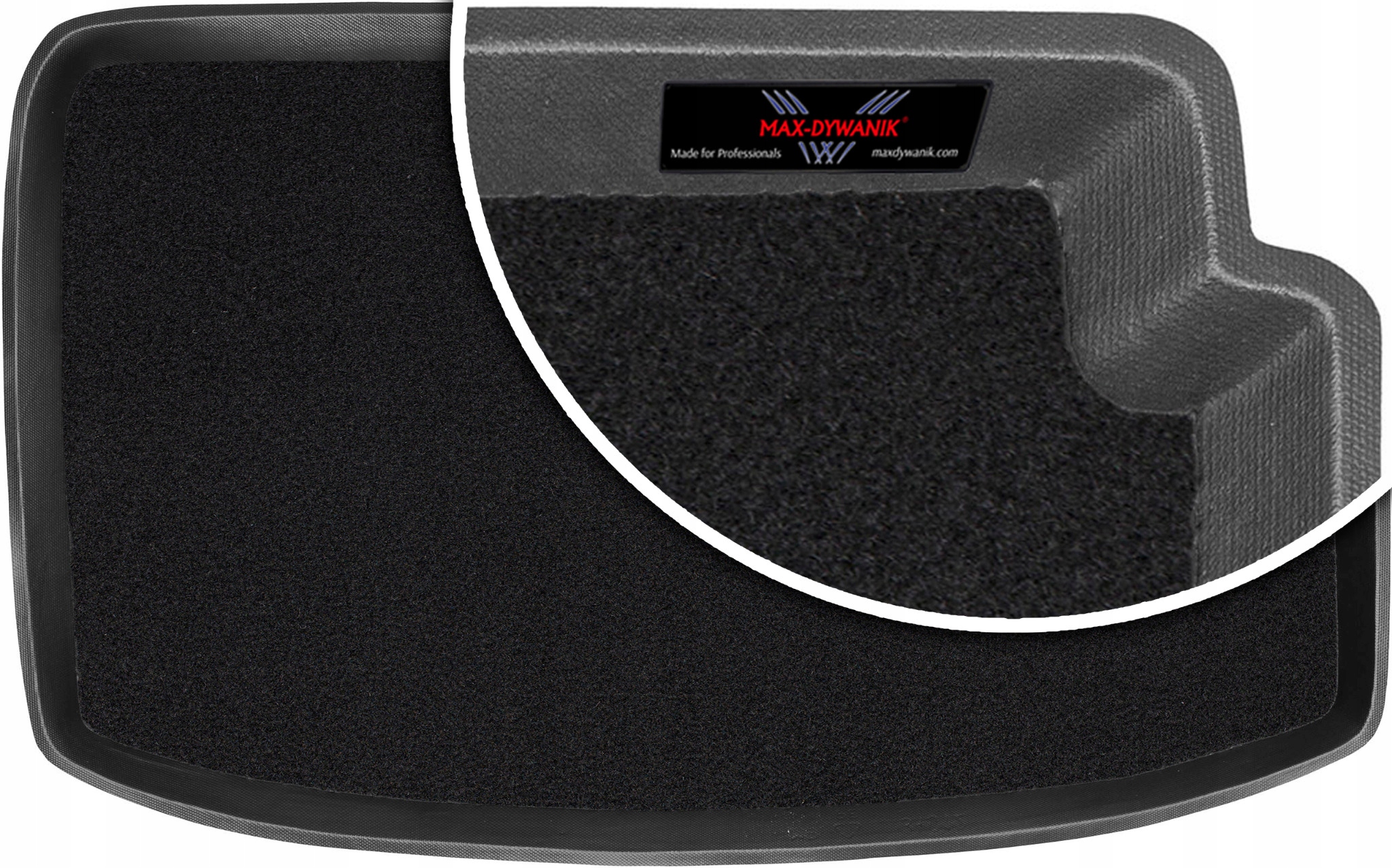 Kia Venga Minivan 2009-2017 Koberec do zavazadlového prostoru s velurovou podložkou