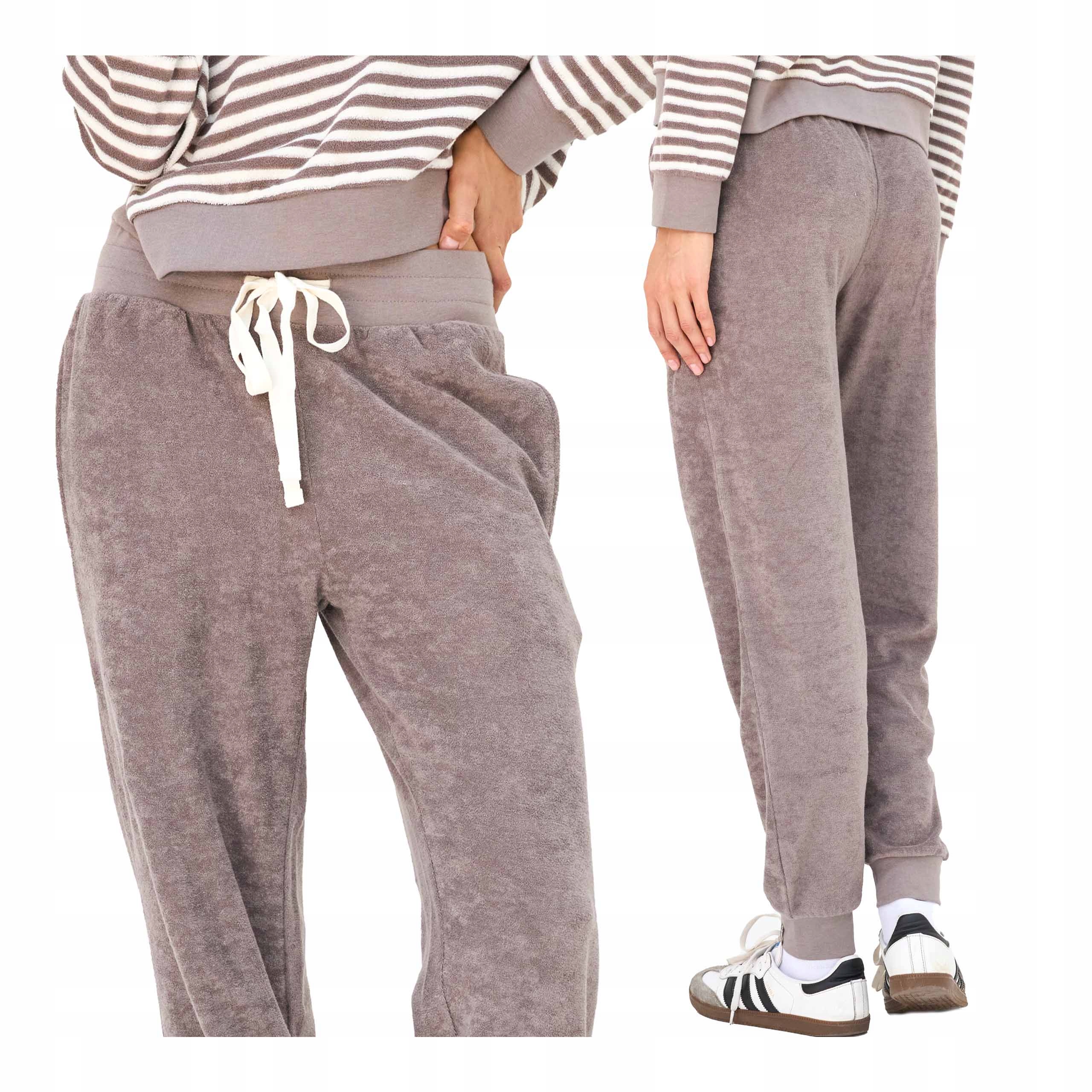 Dámské bavlněné tepláky s kapsami na gumičce Naviale S Fungi