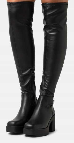 Aldo Upscale Černé dámské kozačky 37 4CA