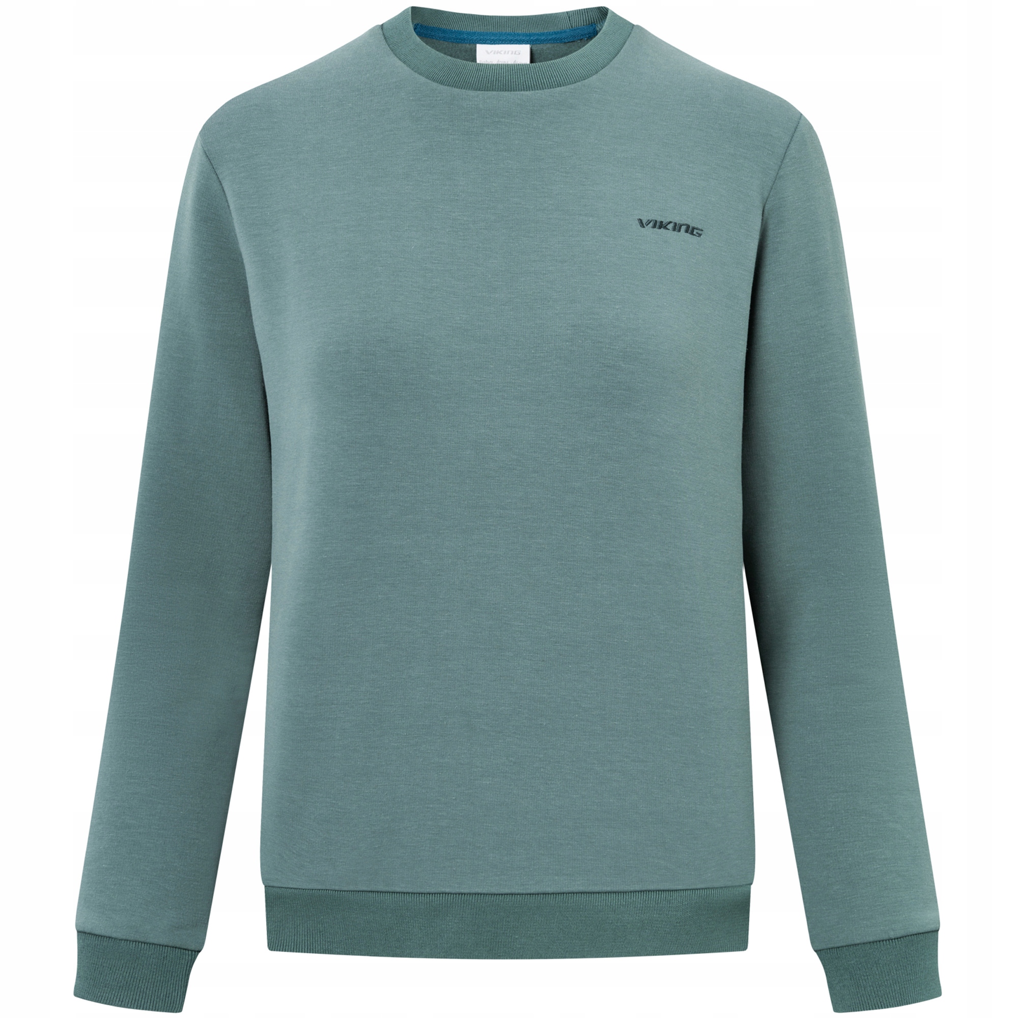 Mikina bez kapuce Viking Escape tyrkysová z bambusového vlákna L
