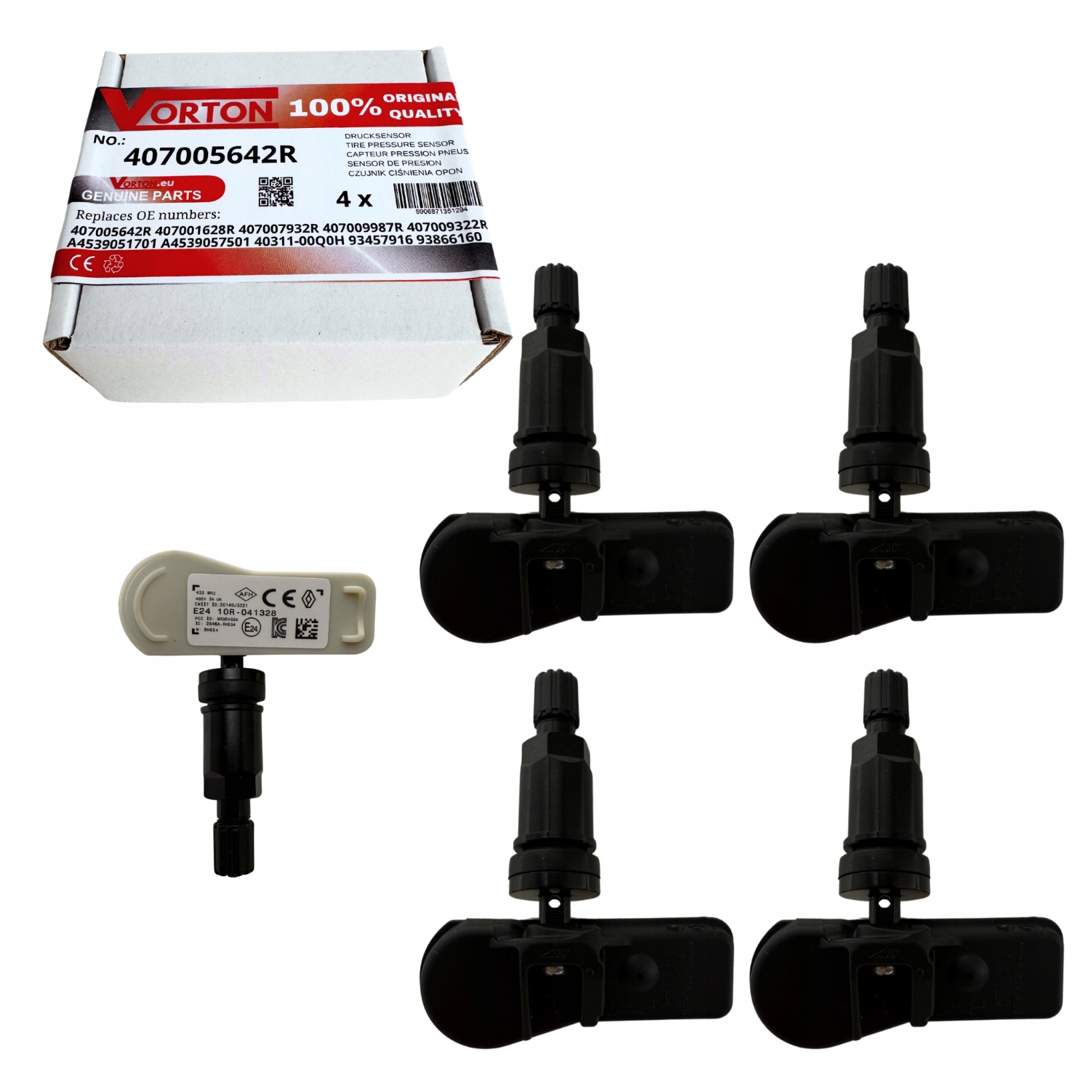 Snímače Tlaku Vzduchu Pneumatík Koles Tpms Renault Clio IV 4 Captur Kangoo