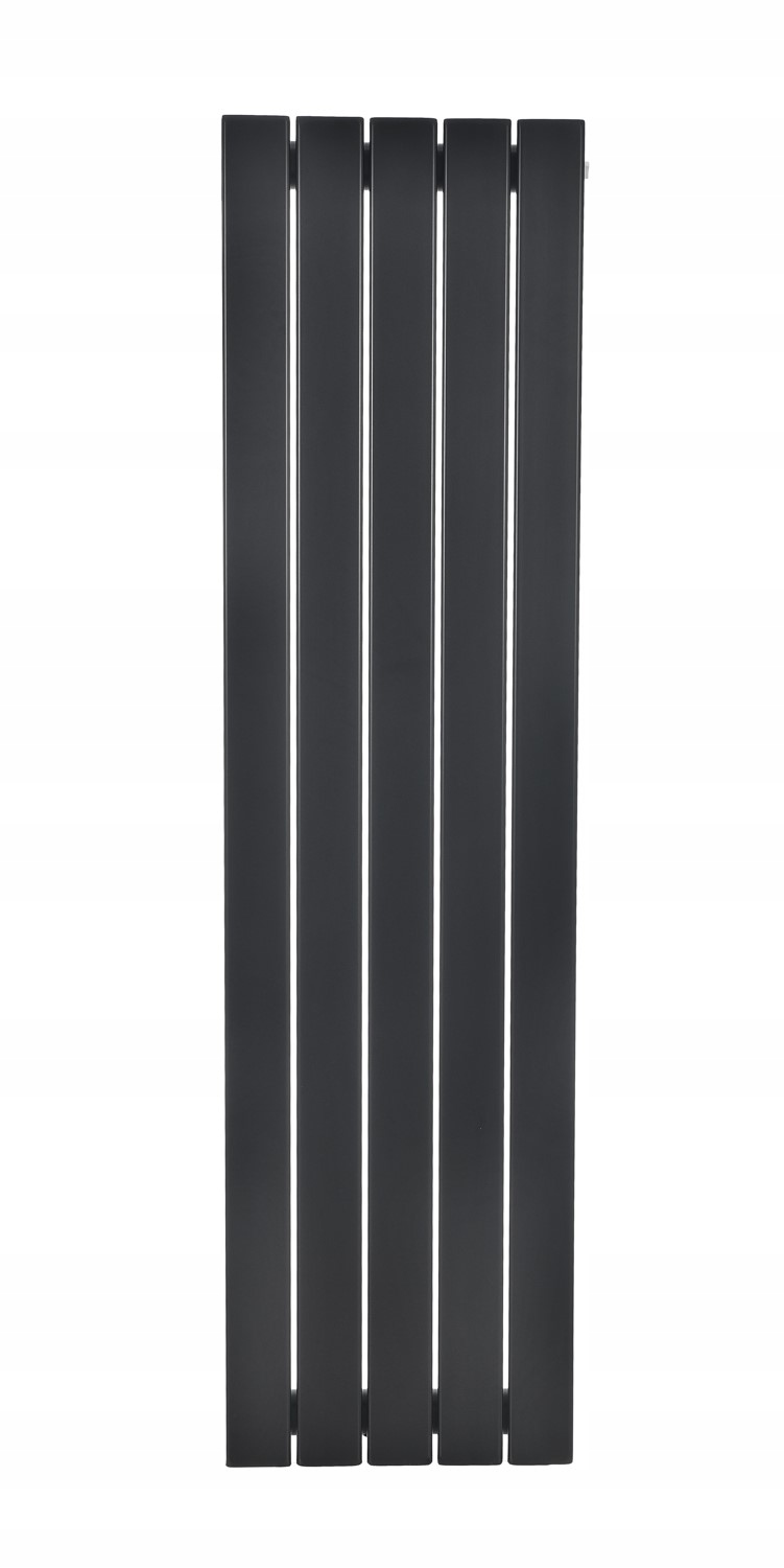 Dekoratívny kúpeľňový panelový radiátor Lotus 160x38 Čierna prípojka 50 mm